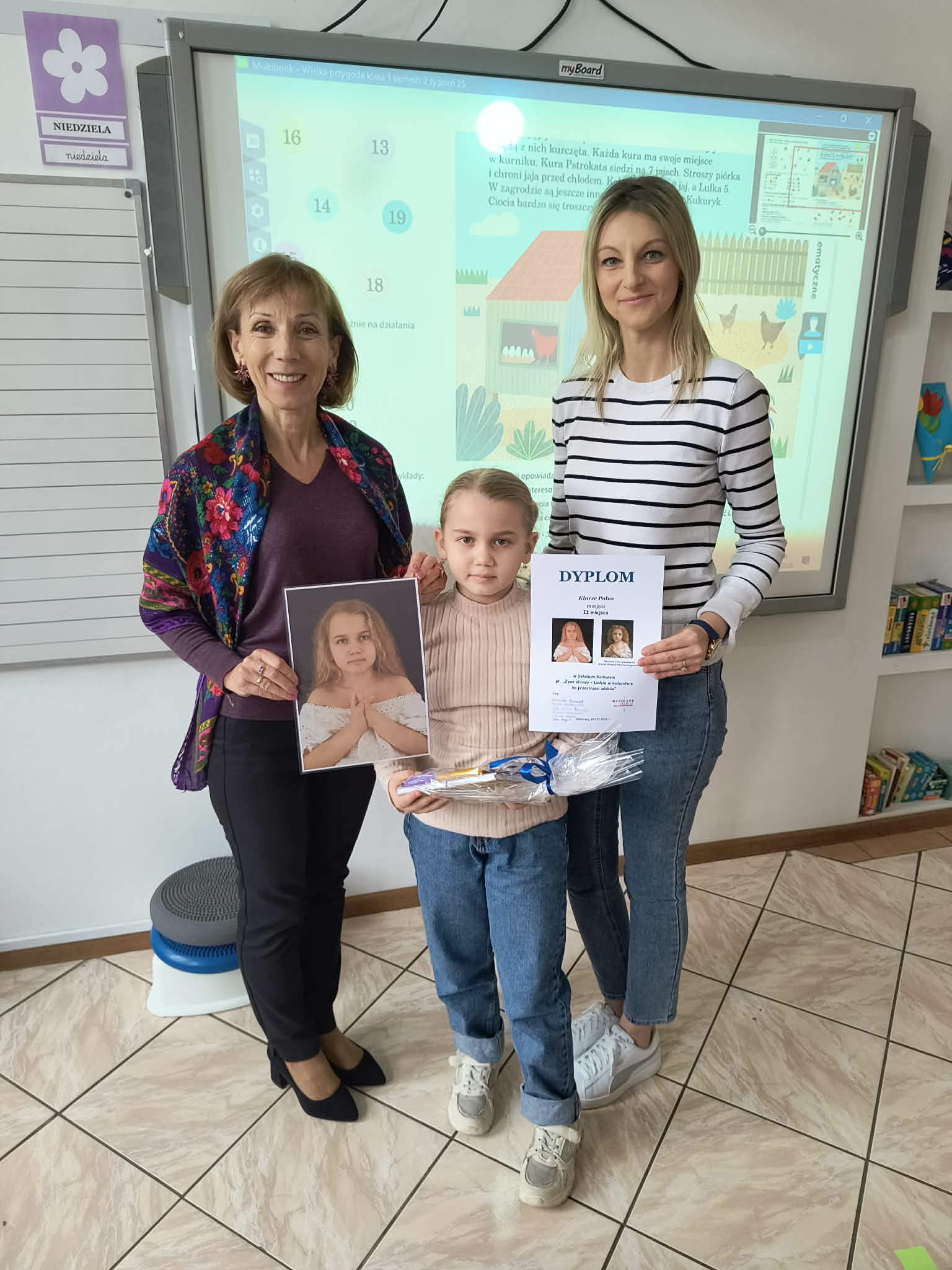 wręczenie nagrody za 2 miejsce